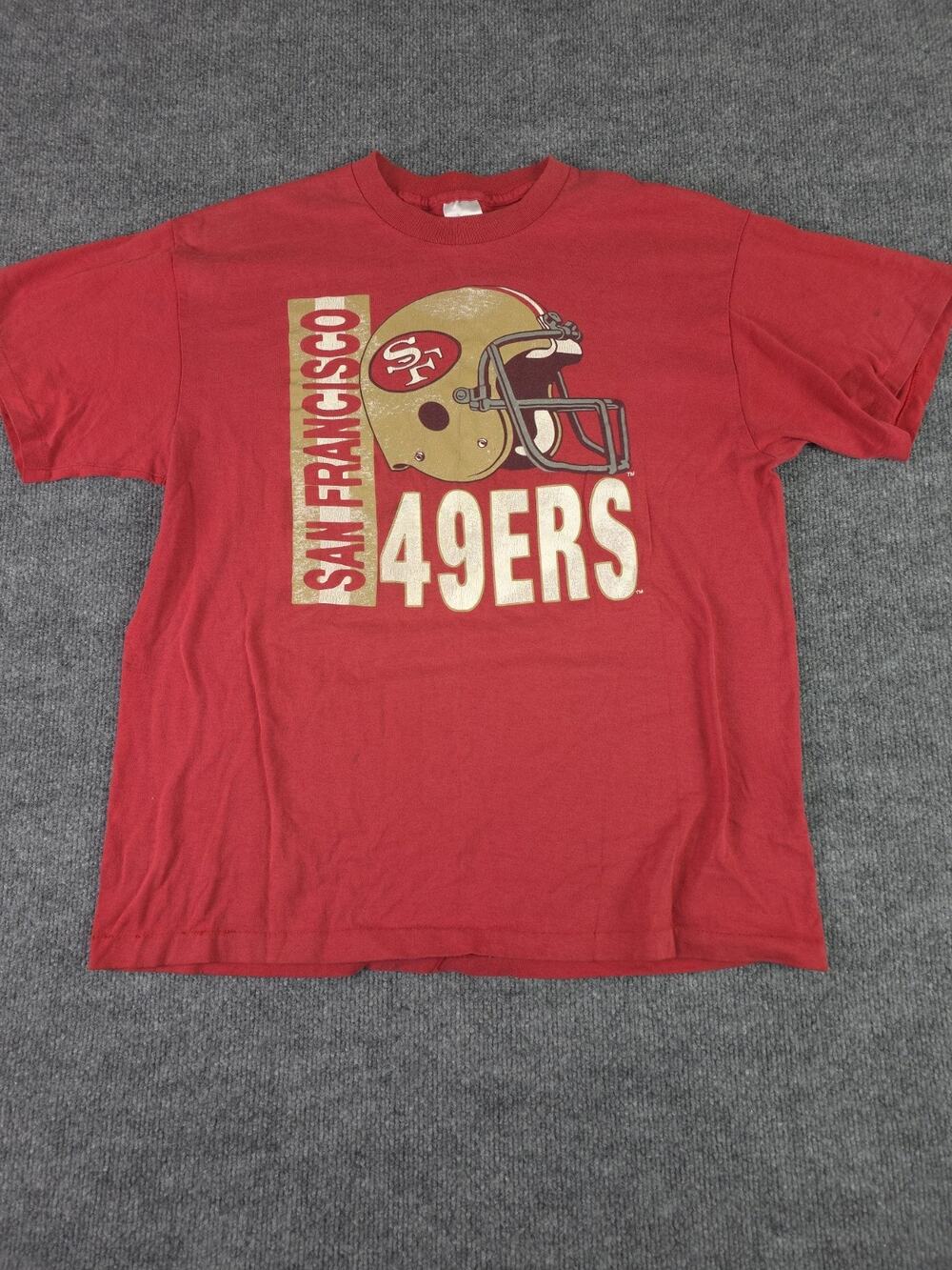 Vintage San Francisco 49ers Shirt Mens XL X-Large Red NFL 90s SF